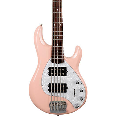 Ernie Ball Music Man Stingray5 Special Hh 5-String Electric Bass Guitar Pueblo Pink for sale