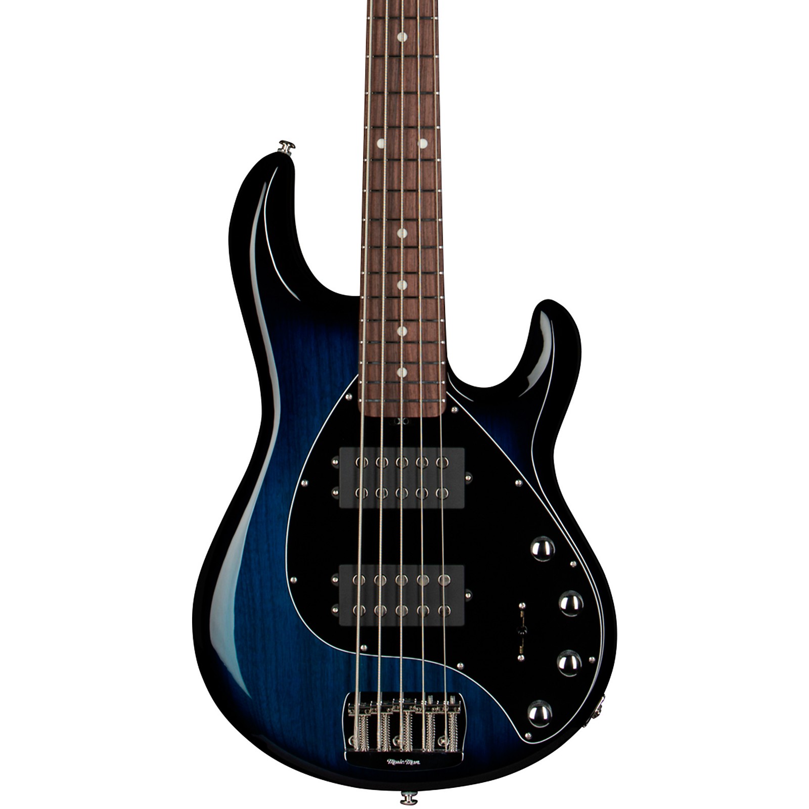 Ernie Ball Music Man StingRay5 Special HH 5-String Electric Bass Guitar  Pacific Blue Burst