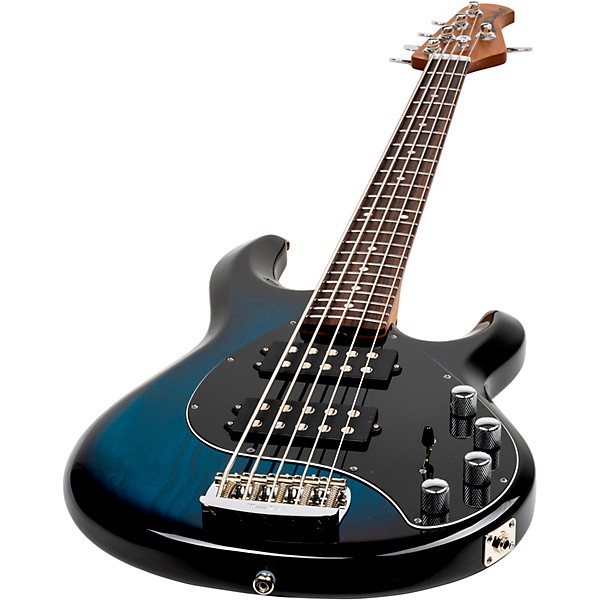 Ernie Ball Music Man StingRay5 Special HH 5-String Electric Bass Guitar Pacific Blue Burst