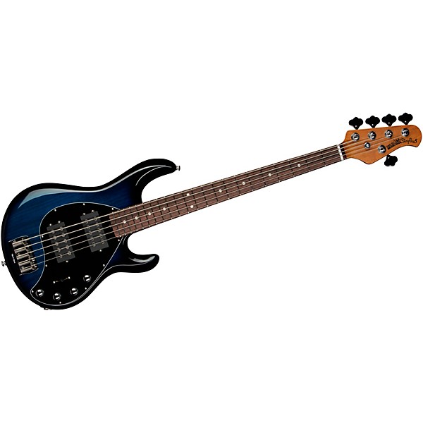 Ernie Ball Music Man StingRay5 Special HH 5-String Electric Bass Guitar Pacific Blue Burst