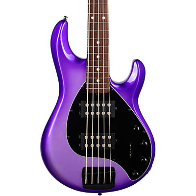 Ernie Ball Music Man Stingray5 Special Hh 5-String Electric Bass Guitar Grape Crush for sale