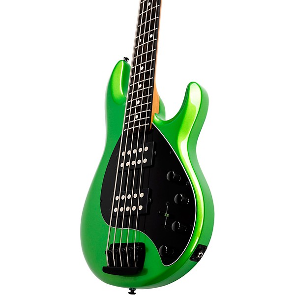 Ernie Ball Music Man StingRay5 Special HH 5-String Electric Bass Guitar Kiwi Green