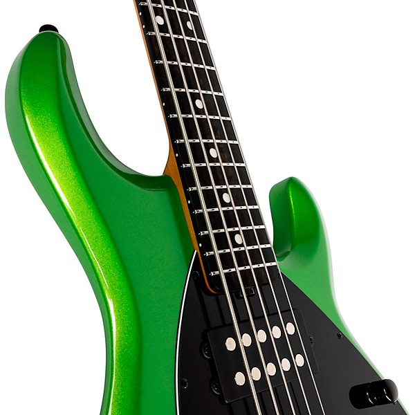 Ernie Ball Music Man StingRay5 Special HH 5-String Electric Bass Guitar Kiwi Green