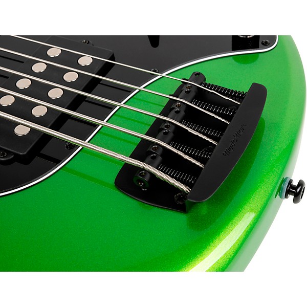 Ernie Ball Music Man StingRay5 Special HH 5-String Electric Bass Guitar Kiwi Green