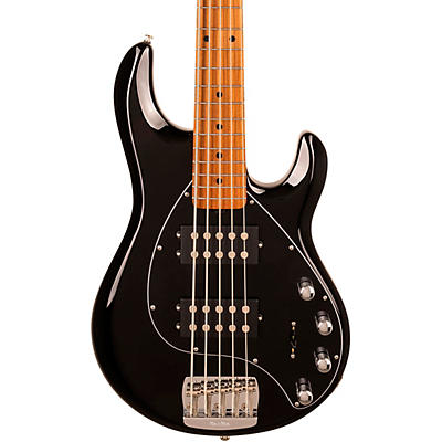 Ernie Ball Music Man Stingray5 Special Hh 5-String Electric Bass Guitar Black And Chrome for sale