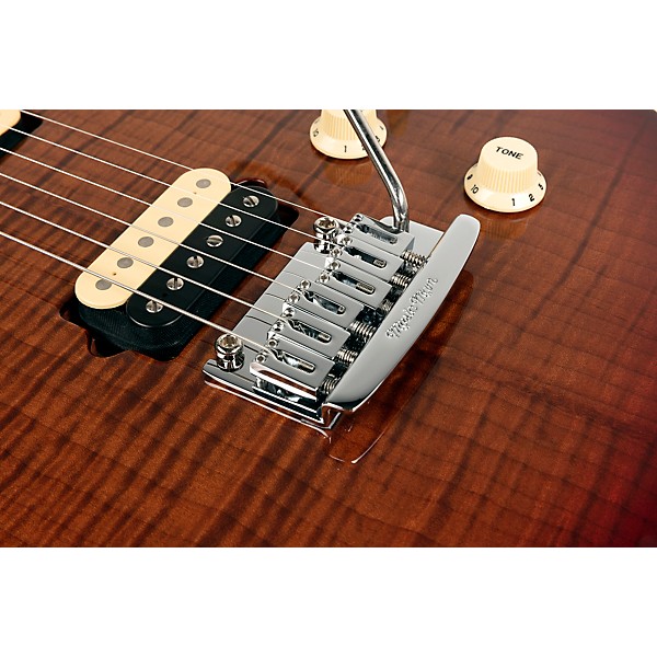 Ernie Ball Music Man Axis Super Sport Flamed Maple Top Electric Guitar Roasted Amber