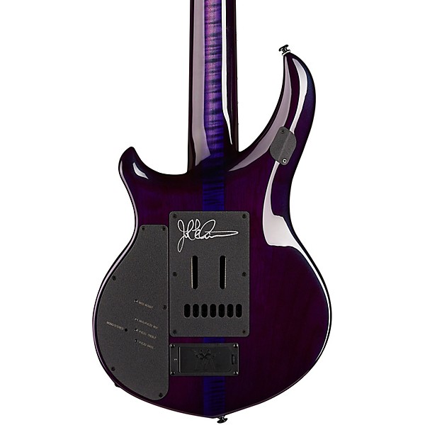 Ernie Ball Music Man John Petrucci Majesty Figured Maple Top 7-String Electric Guitar Amethyst Crystal