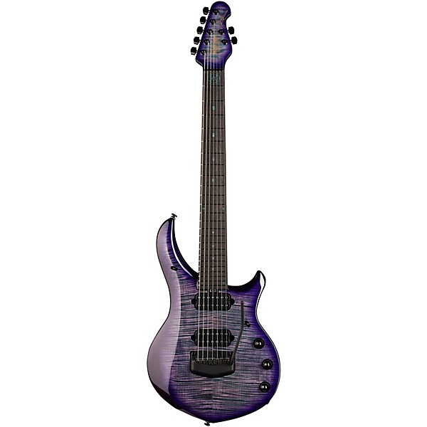 Ernie Ball Music Man John Petrucci Majesty Figured Maple Top 7-String Electric Guitar Amethyst Crystal