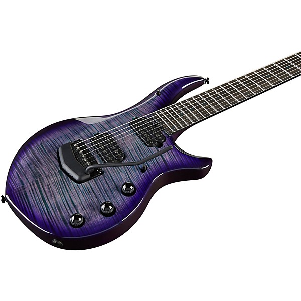 Ernie Ball Music Man John Petrucci Majesty Figured Maple Top 7-String Electric Guitar Amethyst Crystal