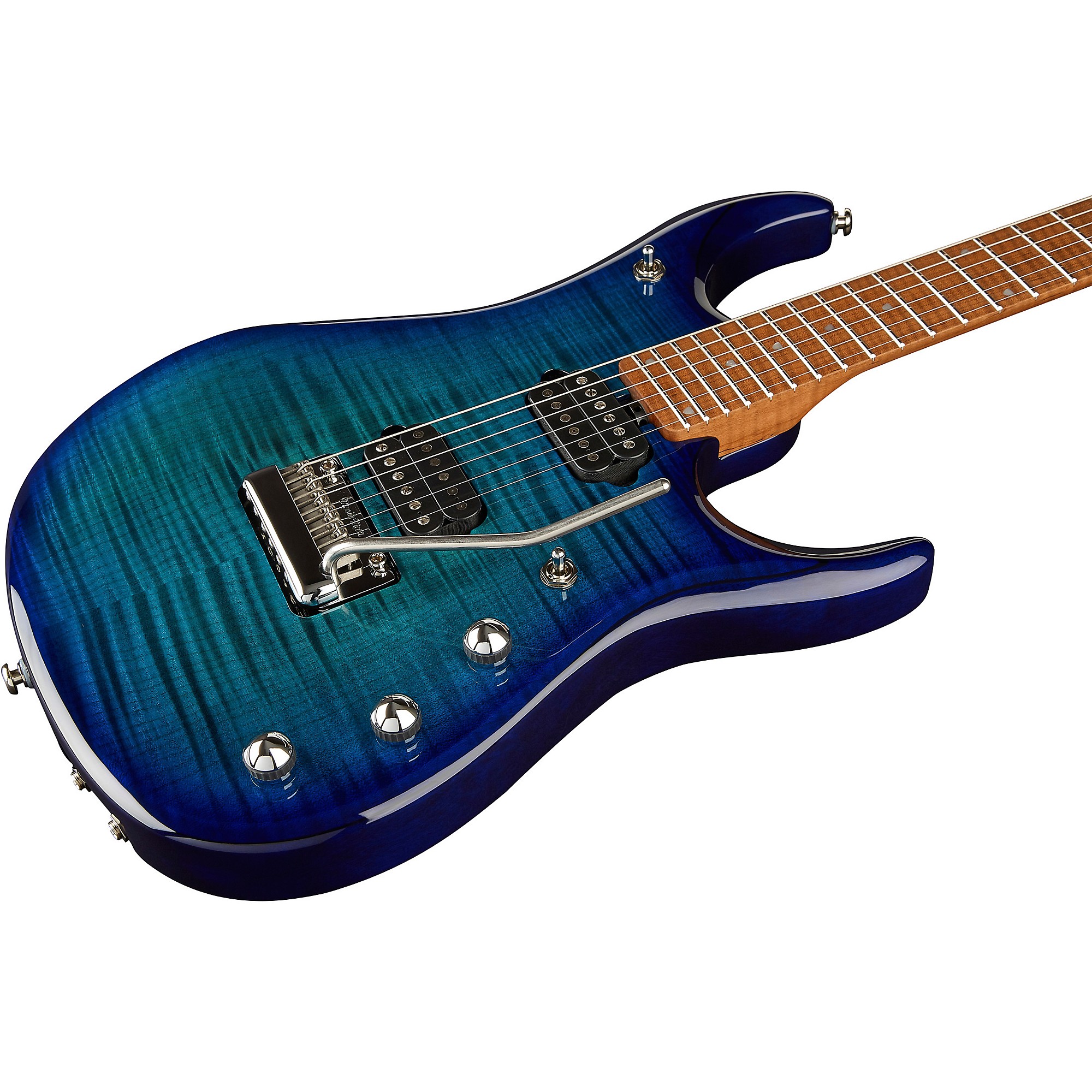 【アウトレット☆送料無料】 Platinum Ernie Ball Music Man JP15 Flamed Maple Top Electric スノーボード