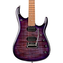 Ernie Ball Music Man JP15 Flamed Maple Top Electric Guitar Purple Nebula Flame