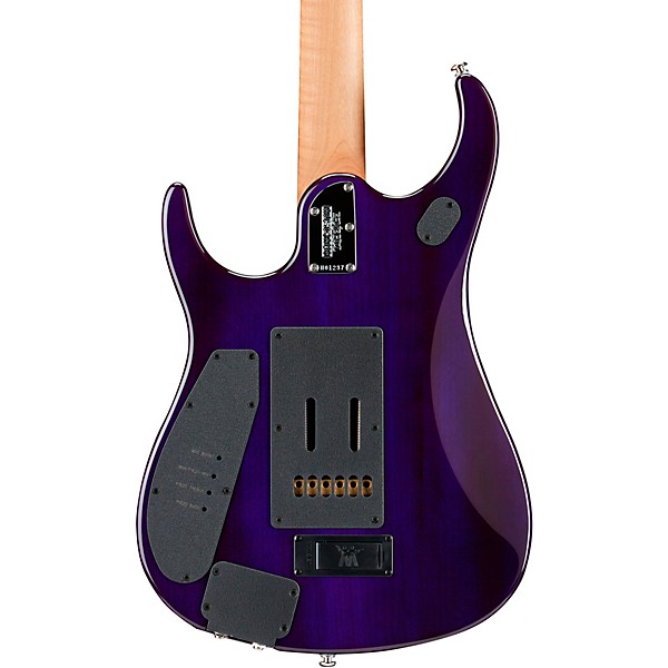 Ernie Ball Music Man JP15 Flamed Maple Top Electric Guitar Purple Nebula Flame