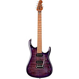 Ernie Ball Music Man JP15 Flamed Maple Top Electric Guitar Purple Nebula Flame