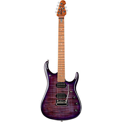 Ernie Ball Music Man Jp15 Flamed Maple Top Electric Guitar Purple Nebula Flame for sale