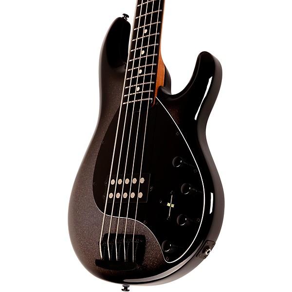 Ernie Ball Music Man StingRay5 Special H 5-String Electric Bass Guitar Smoked Chrome