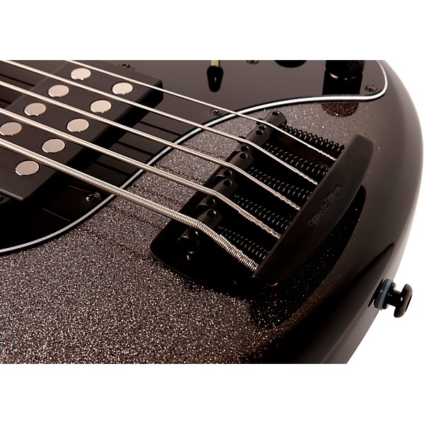 Ernie Ball Music Man StingRay5 Special H 5-String Electric Bass Guitar Smoked Chrome