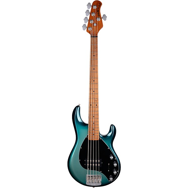 Ernie Ball Music Man StingRay5 Special H 5-String Electric Bass Guitar Frost Green Pearl