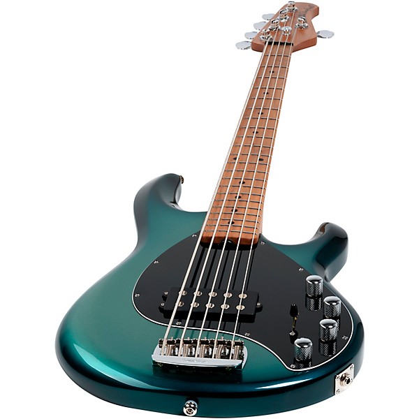 Ernie Ball Music Man StingRay5 Special H 5-String Electric Bass Guitar Frost Green Pearl