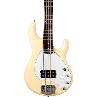Ernie Ball Music Man Stingray5 Special H 5-String Electric Bass Guitar Buttercream for sale