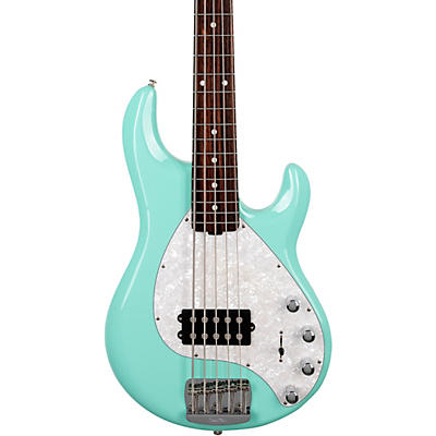 Ernie Ball Music Man Stingray5 Special H 5-String Electric Bass Guitar Laguna Green for sale