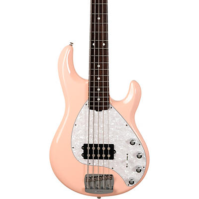Ernie Ball Music Man Stingray5 Special H 5-String Electric Bass Guitar Pueblo Pink for sale