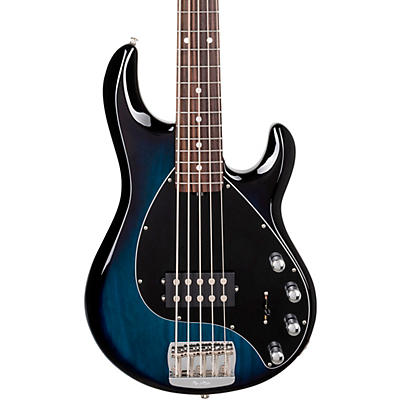 Ernie Ball Music Man Stingray5 Special H 5-String Electric Bass Guitar Pacific Blue Burst for sale