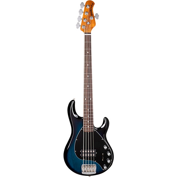 Ernie Ball Music Man StingRay5 Special H 5-String Electric Bass Guitar Pacific Blue Burst