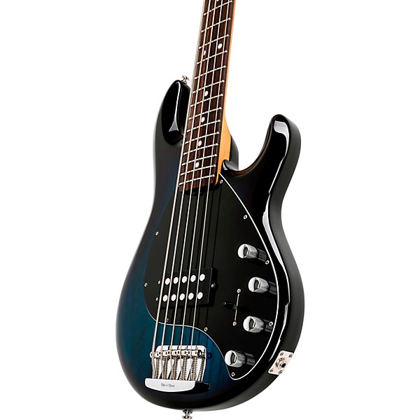 Ernie Ball Music Man StingRay5 Special H 5-String Electric Bass Guitar Pacific Blue Burst