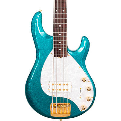 Ernie Ball Music Man Stingray5 Special H 5-String Electric Bass Guitar Ocean Sparkle for sale