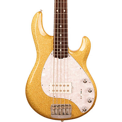 Ernie Ball Music Man Stingray5 Special H 5-String Electric Bass Guitar Genius Gold for sale