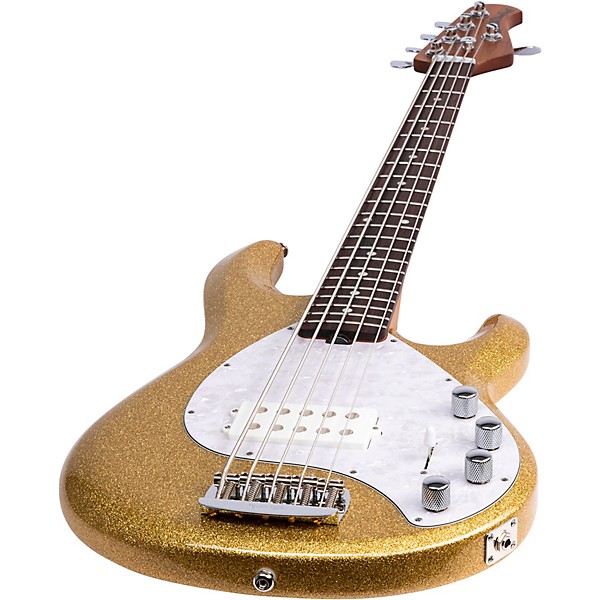 Ernie Ball Music Man StingRay5 Special H 5-String Electric Bass Guitar Genius Gold