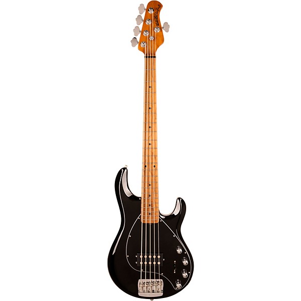 Ernie Ball Music Man StingRay5 Special H 5-String Electric Bass Guitar Black and Chrome