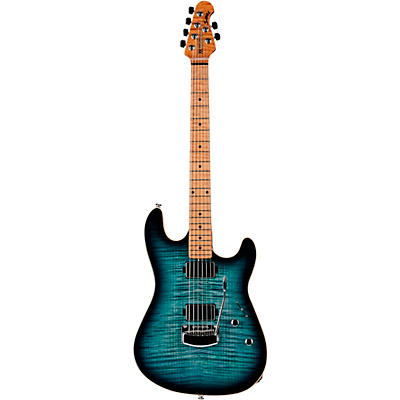Ernie Ball Music Man Sabre Ht Electric Guitar Yucatan Blue for sale