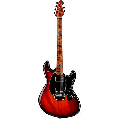 Ernie Ball Music Man Stingray Rs With Tremolo Electric Guitar Burnt Amber Burst for sale