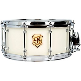 SJC Tour Series Snare Drum 14 x 6.5 in. Antique White SJC Tour Series Snare Drum 14 x 6.5 in. Antique White