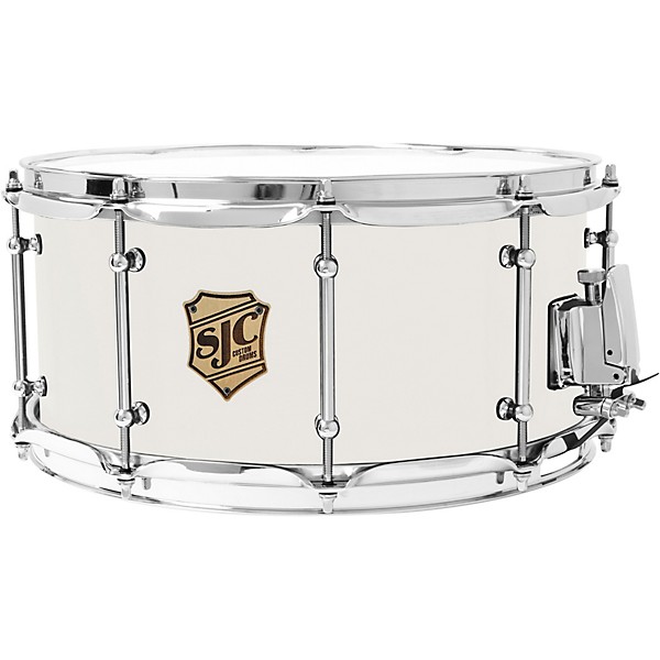 SJC Tour Series Snare Drum 14 x 6.5 in. Antique White