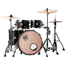 SJC Tour Series 4-Piece Shell Pack Matte Black SJC Tour Series 4-Piece Shell Pack Matte Black