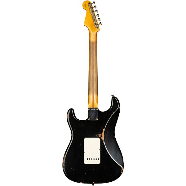 Fender Custom Shop 1958 Stratocaster Journeyman Relic Electric Guitar Masterbuilt by Todd Krause Black