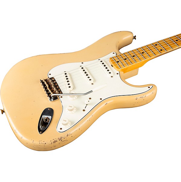 Fender Custom Shop 1958 Stratocaster Journeyman Relic Electric Guitar Masterbuilt by Todd Krause Desert Sand