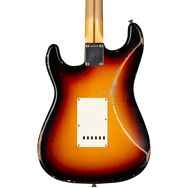 Fender Custom Shop 1958 Stratocaster Journeyman Relic Electric Guitar Masterbuilt by Todd Krause 3-Color Sunburst