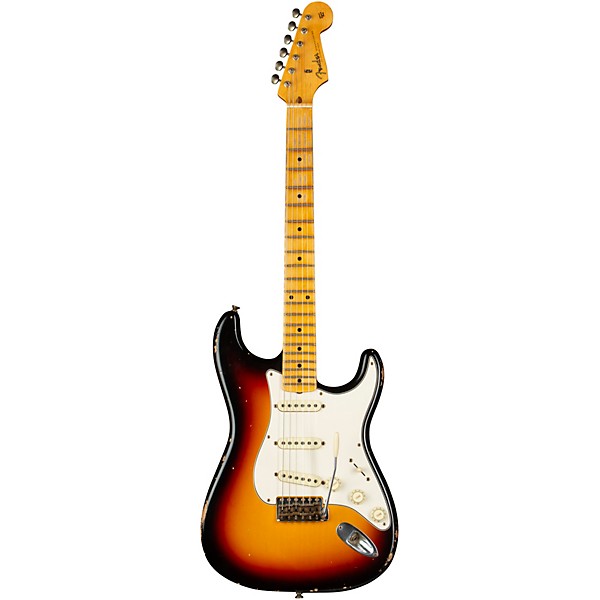 Fender Custom Shop 1958 Stratocaster Journeyman Relic Electric Guitar Masterbuilt by Todd Krause 3-Color Sunburst