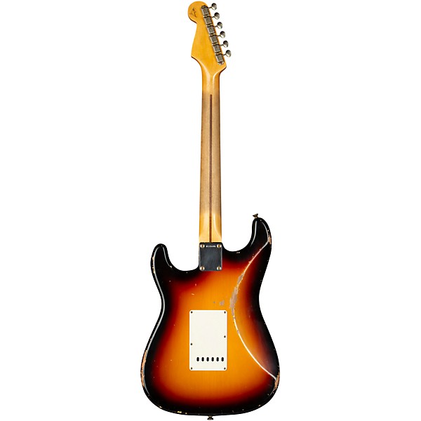 Fender Custom Shop 1958 Stratocaster Journeyman Relic Electric Guitar Masterbuilt by Todd Krause 3-Color Sunburst