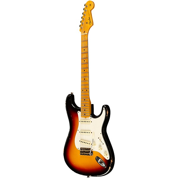 Fender Custom Shop 1958 Stratocaster Journeyman Relic Electric Guitar Masterbuilt by Todd Krause 3-Color Sunburst