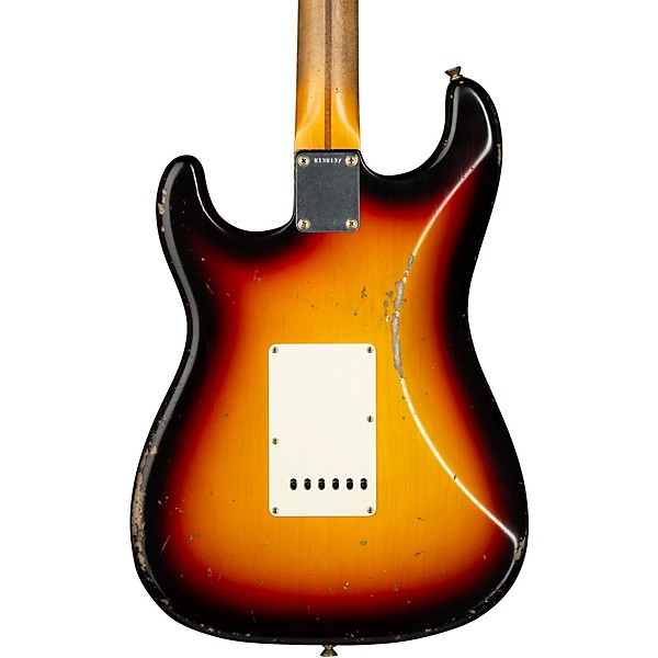 Fender Custom Shop 1958 Stratocaster Journeyman Relic Electric Guitar Masterbuilt by Todd Krause 3-Color Sunburst