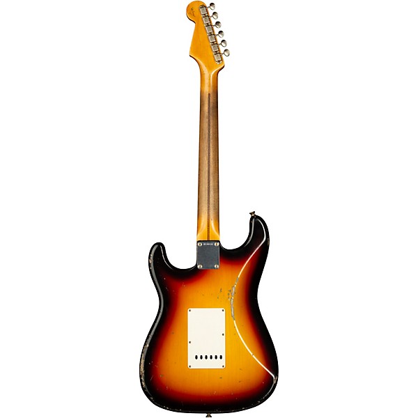 Fender Custom Shop 1958 Stratocaster Journeyman Relic Electric Guitar Masterbuilt by Todd Krause 3-Color Sunburst