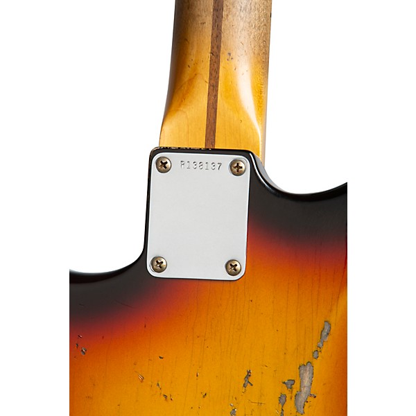 Fender Custom Shop 1958 Stratocaster Journeyman Relic Electric Guitar Masterbuilt by Todd Krause 3-Color Sunburst