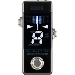 KORG Pitchblack X Mini Chromatic Pedal Tuner Black