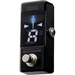 KORG Pitchblack X Mini Chromatic Pedal Tuner Black