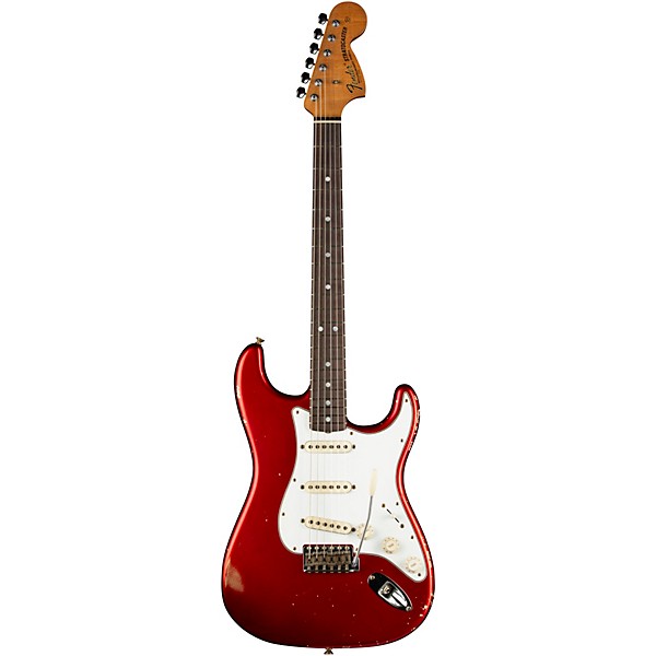 Fender Custom Shop 1969 Stratocaster Journeyman Relic Electric Guitar Masterbuilt by Greg Fessler Candy Apple Red