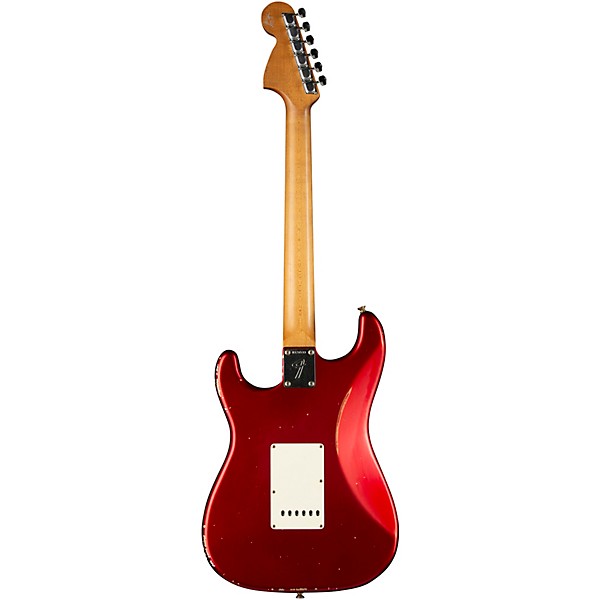 Fender Custom Shop 1969 Stratocaster Journeyman Relic Electric Guitar Masterbuilt by Greg Fessler Candy Apple Red